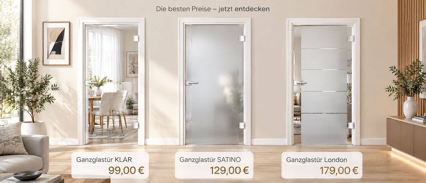 Glastüren - Sale Glastüren - Sale